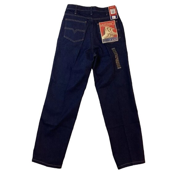NWT Mustang Blue Straight Leg Denim Jeans Mens Size 32x30 - Picture 2 of 11